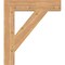 Ekena Millwork Traditional Block Smooth Bracket, Western Red Cedar, 5 1/2"W x 30"D x 34"H BKT06X30X34TRA05SWR - alternate 2